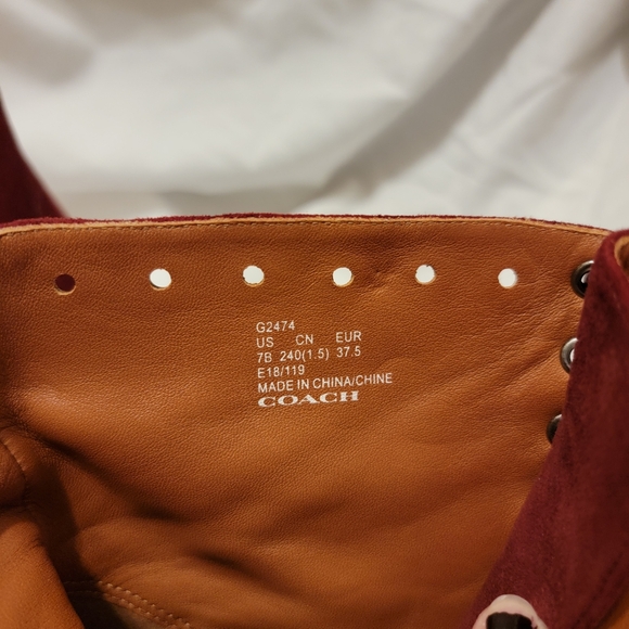 Suede Coach Booties - Picture 10 of 10